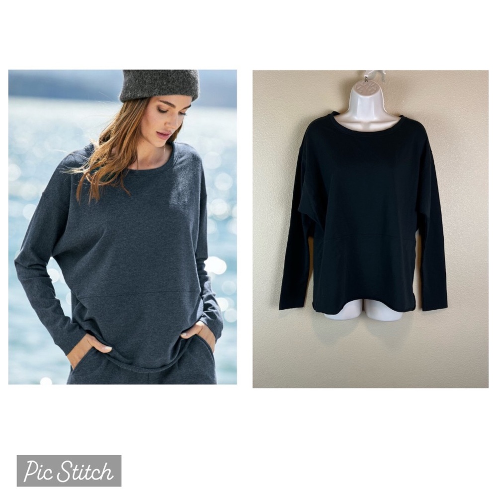 Peruvian Connection black Avery sweatshirt